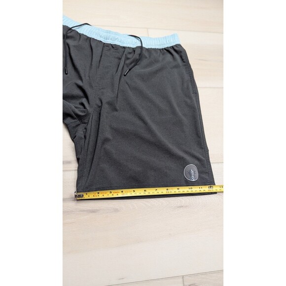 Chubbies The Capes Classic Black Swim Trunks Mens XL Unlined Swim Beach 7" - Picture 12 of 13